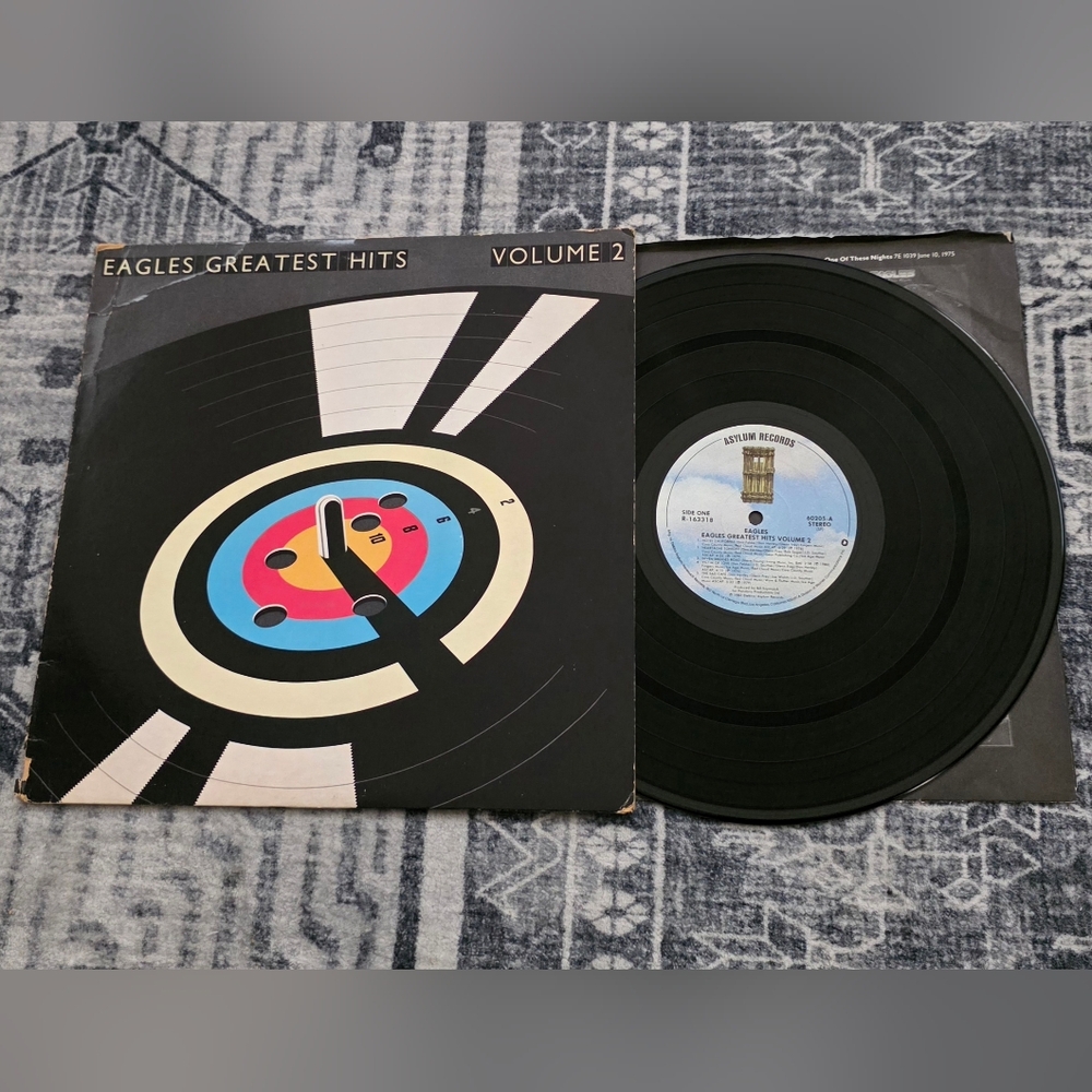 Eagles Greatest Hits Vol. 2 Vinyl Record 1982 Asylum Original Pressing Sterling